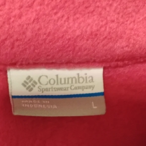 Columbia Pink Fleece Zip Vest - Picture 7 of 8